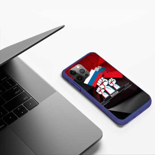 Чехол для iPhone 12 Pro с принтом Русская сила кулаки, фото #4