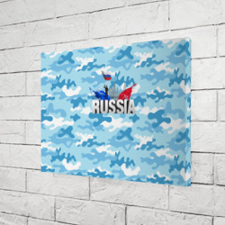 Холст прямоугольный Russia: синий камфуляж - фото 2