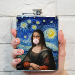 Фляга Мона Лиза Приколы - Звездная ночь - фото 2