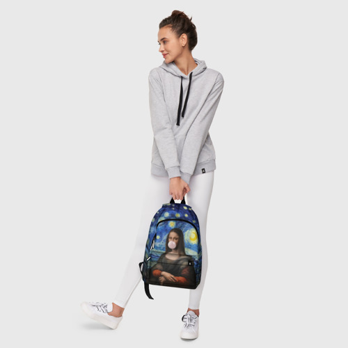 Рюкзак 3D Мона Лиза Приколы - Звездная ночь - фото 7