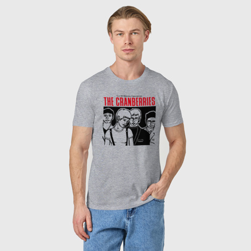 Мужская футболка хлопок Sus 50 mejores canciones - The Cranberries, цвет меланж - фото 3