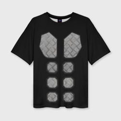 Женская футболка oversize 3D Бронежилет Sabaton