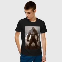 Мужская футболка хлопок Капибара-оборотень - фото 2