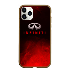 Чехол для iPhone 11 Pro Max матовый Infiniti abstraction