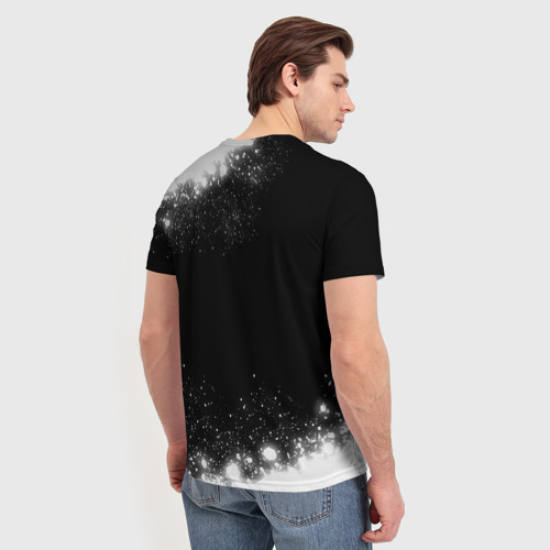 Мужская футболка 3D с принтом World's okayest psychologist - Dark, вид сзади #2