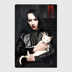 Магнитный плакат 2Х3 Marilyn Manson and cat