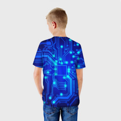 Детская футболка 3D Цветная микросхема - фото 2