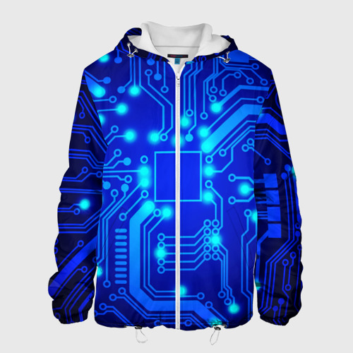 Мужская куртка 3D Цветная микросхема, цвет 3D печать