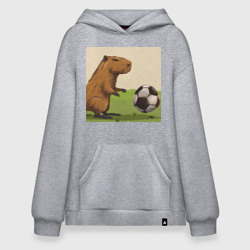 Худи SuperOversize хлопок Капибара футболист
