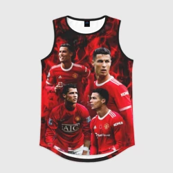Мужская спортивная майка 3D Криштиану Роналду Манчестер Юнайтед