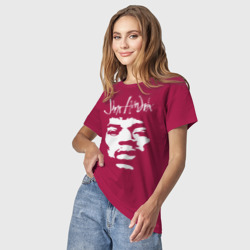 Светящаяся женская футболка Джими Хендрикс - фото 2