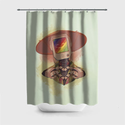 Штора 3D для ванной Хранитель на позитиве