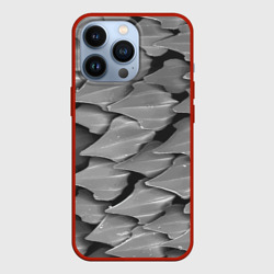 Чехол для iPhone 13 Pro Кожа акулы - броня