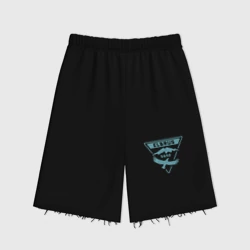 Женские шорты oversize футер хлопок Эльбрус 5642 лого