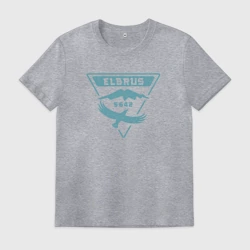 Мужская футболка хлопок Эльбрус 5642 лого