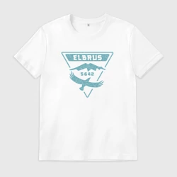 Мужская футболка хлопок Эльбрус 5642 лого