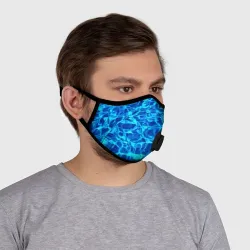 Маска из неопрена Текстура поверхности воды - фото 2