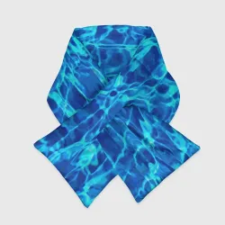 Шарф-пуховик 3D Текстура поверхности воды