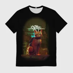 Мужская футболка 3D Stray-Cat