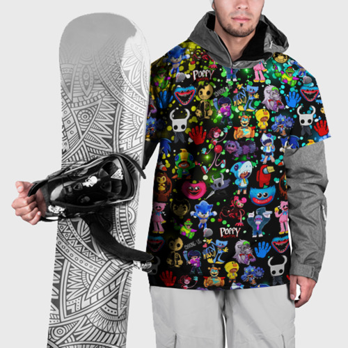 Накидка на куртку 3D Персонажи из разных игр, цвет 3D печать