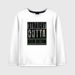 Детский лонгслив хлопок Straight Outta Bikini Bottom