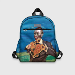 Детский рюкзак 3D Ван Гог портрет с Подсолнухами