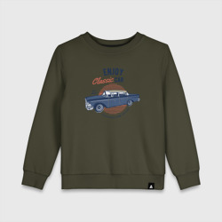 Детский свитшот хлопок Enjoy classic car