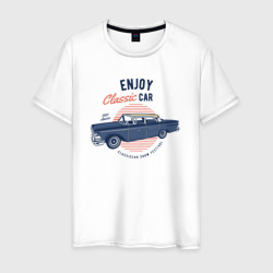 Мужская футболка хлопок Enjoy classic car