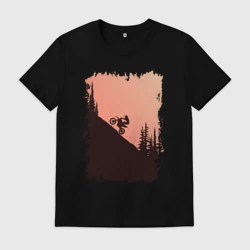 Мужская футболка хлопок Эндуро байкер