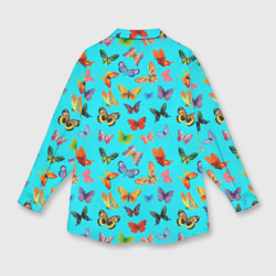 Мужская рубашка oversize 3D Colorful butterflies