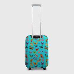 Чехол для чемодана 3D Colorful butterflies
