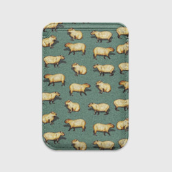 Картхолдер Magsafe магнитный Капибары на траве
