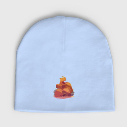 Детская шапка демисезонная Семейство капибар