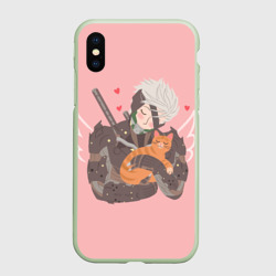 Чехол для iPhone XS Max матовый Райден и Бродяга