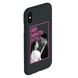 Чехол для iPhone XS Max матовый Ask Mantik Intikam - фото 2
