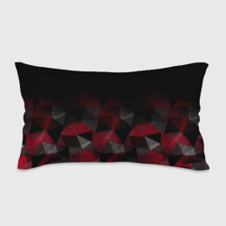 Подушка 3D антистресс Черно-красный  геометрический