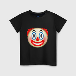Детская футболка хлопок Эмодзи Клоун