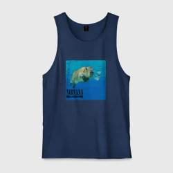 Мужская майка хлопок Капибара в нирване