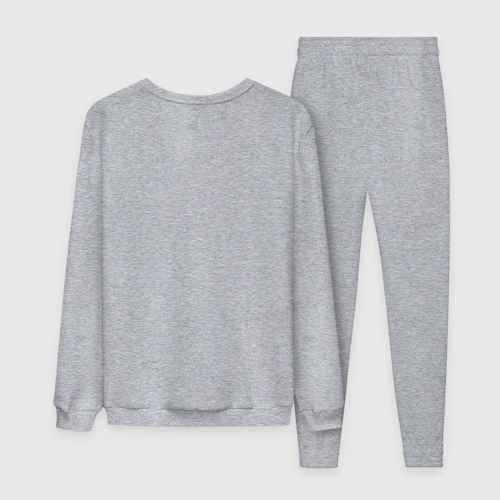 Женский костюм хлопок с принтом Инквизиция, вид сзади #1