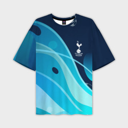 Мужская футболка oversize 3D Tottenham Hotspur Абстракция