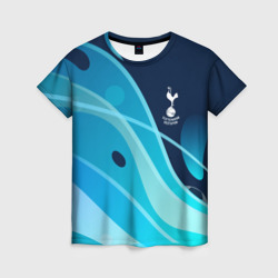 Женская футболка 3D Tottenham Hotspur Абстракция