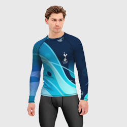 Мужской рашгард 3D Tottenham Hotspur Абстракция - фото 2