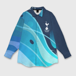 Мужская рубашка oversize 3D Tottenham Hotspur Абстракция