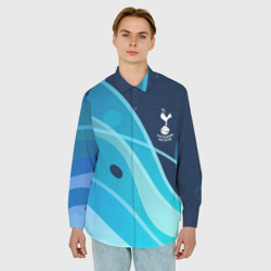 Мужская рубашка oversize 3D Tottenham Hotspur Абстракция - фото 2