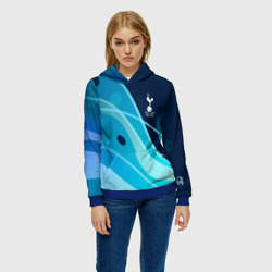 Женская толстовка 3D Tottenham Hotspur Абстракция - фото 2