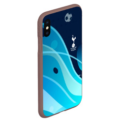 Чехол для iPhone XS Max матовый Tottenham Hotspur Абстракция - фото 2