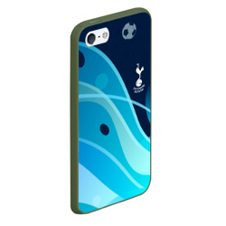 Чехол для iPhone 5/5S матовый Tottenham Hotspur Абстракция - фото 2