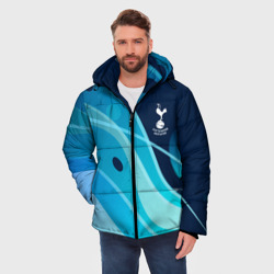 Мужская зимняя куртка 3D Tottenham Hotspur Абстракция - фото 2