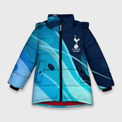 Зимняя куртка для девочек 3D Tottenham Hotspur Абстракция