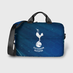 Сумка для ноутбука 3D Tottenham Hotspur Соты абстракция